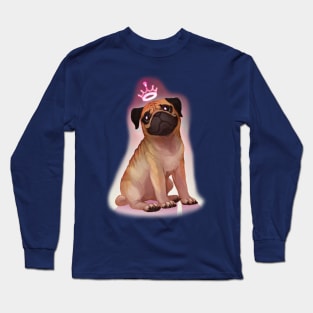 Royal Pug Long Sleeve T-Shirt